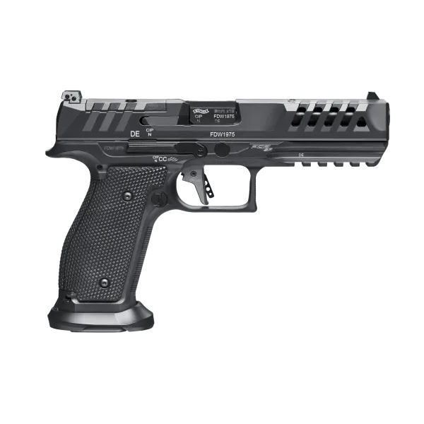 PIST PDP SF MATCH FULL SIZE WALTHER 5'' CAL 9X19, 18/20 COUPS