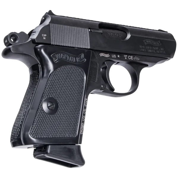 PIST PPK WALTHER CAL 380 ACP, 6 COUPS - BLACK