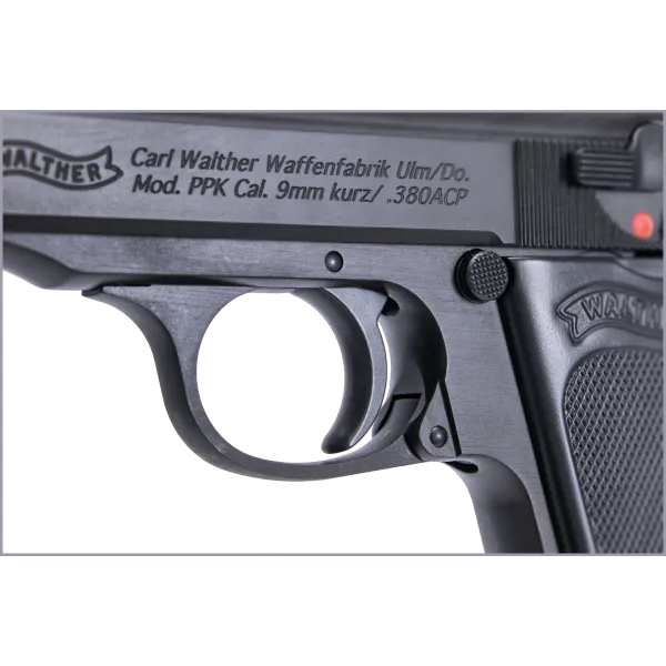 PIST PPK WALTHER CAL 380 ACP, 6 COUPS - BLACK