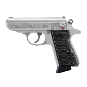PIST PPK/S WALTHER CAL 380 ACP, 7 COUPS - INOX