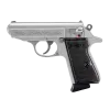 PIST PPK/S WALTHER CAL 380 ACP, 7 COUPS - INOX