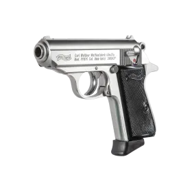 PIST PPK/S WALTHER CAL 380 ACP, 7 COUPS - INOX