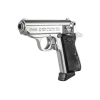 PIST PPK/S WALTHER CAL 380 ACP, 7 COUPS - INOX