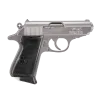 PIST PPK/S WALTHER CAL 380 ACP, 7 COUPS - INOX