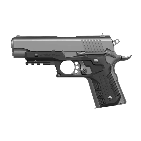 SYSTEME POIGNEE/RAIL RECOVER CC3C POUR 1911 COMPACT - NOIR
