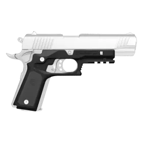 SYSTEME POIGNEE/RAIL RECOVER CC3P POUR 1911 STANDARD - CADRE NOIR POIGNEE GRISE