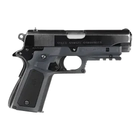 SYSTEME POIGNEE/RAIL RECOVER CC3P POUR 1911 STANDARD - CADRE NOIR POIGNEE GRISE