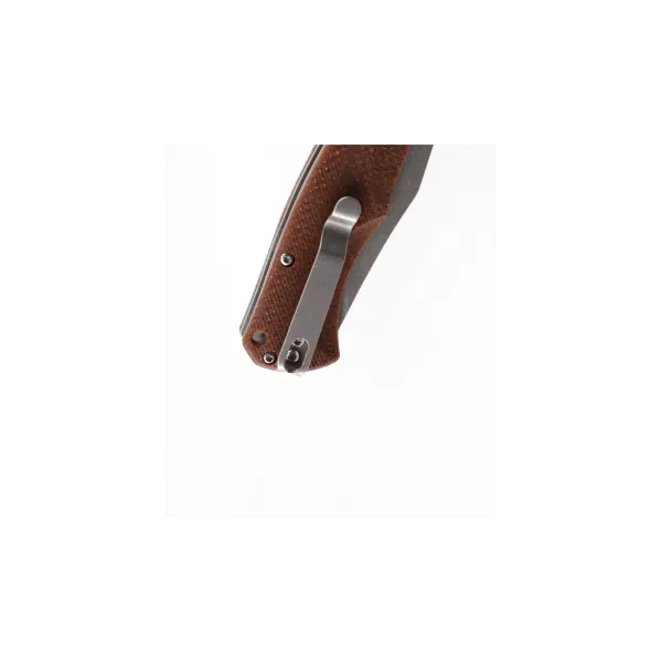 COUTEAU PLIANT WALTHER CTK 1 FINITION STONE WASHED BROWN