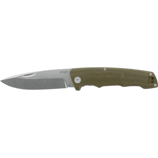 COUTEAU PLIANT WALTHER GREEN NATURE KNIFE 1