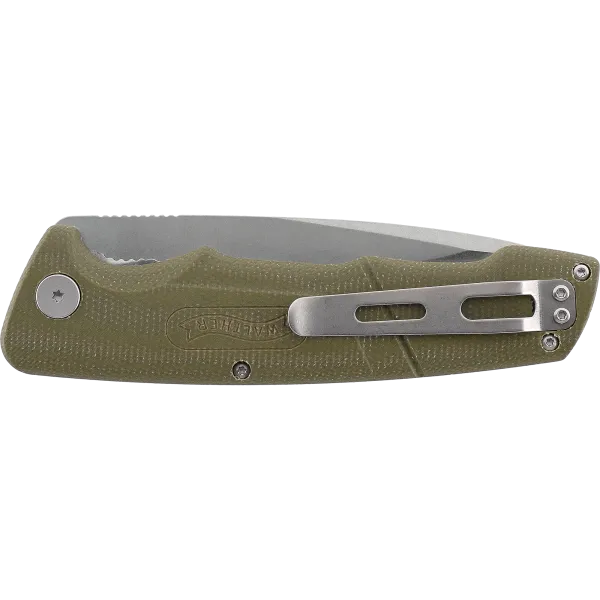COUTEAU PLIANT WALTHER GREEN NATURE KNIFE 1
