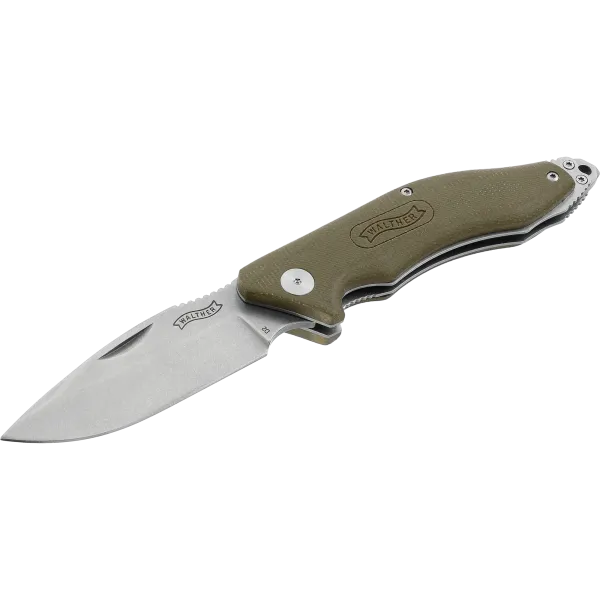 COUTEAU PLIANT WALTHER GREEN NATURE KNIFE 2