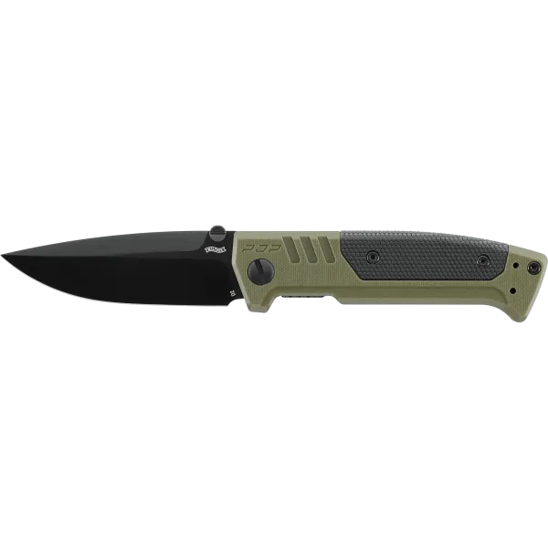COUTEAU PLIANT WALTHER PDP SPEARPOINT FOLDER OD GREEN