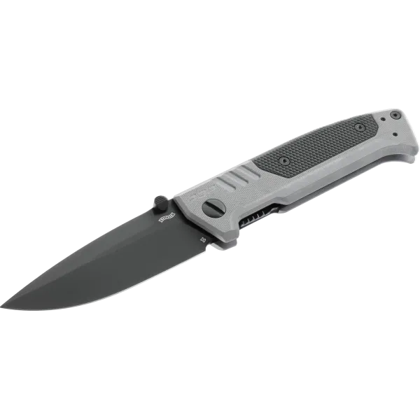 COUTEAU PLIANT WALTHER PDP SPEARPOINT FOLDER TUNGSTEN GREY