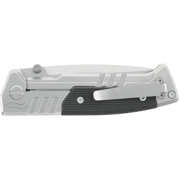 COUTEAU PLIANT WALTHER PDP STEEL FRAME SPEARPOINT BEAD BLAST