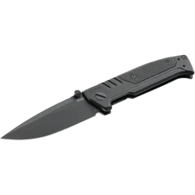 COUTEAU PLIANT WALTHER PDP STEEL FRAME SPEARPOINT BLACK