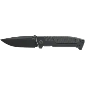 COUTEAU PLIANT WALTHER PDP STEEL FRAME SPEARPOINT BLACK