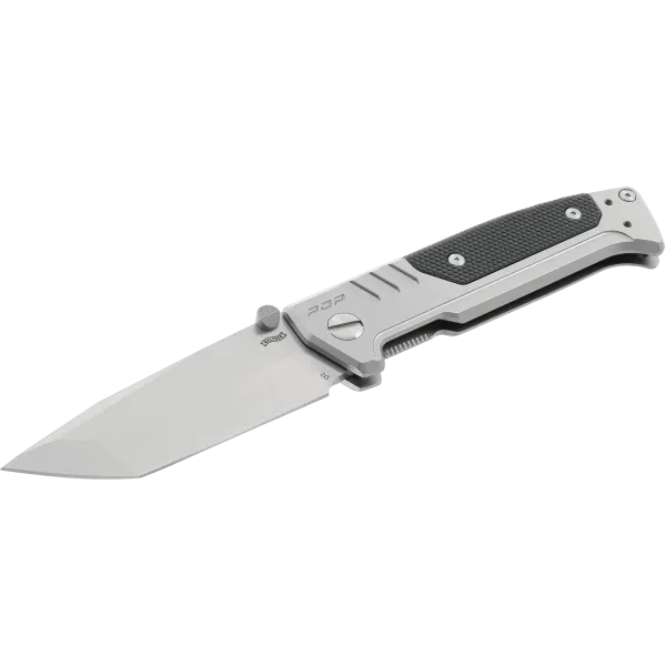 COUTEAU PLIANT WALTHER PDP STEEL FRAME TANTO BEAD BLAST