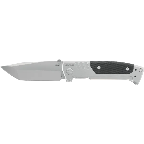 COUTEAU PLIANT WALTHER PDP STEEL FRAME TANTO BEAD BLAST