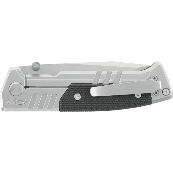 COUTEAU PLIANT WALTHER PDP STEEL FRAME TANTO BEAD BLAST