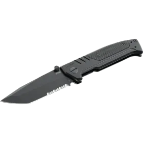 COUTEAU PLIANT WALTHER PDP STEEL FRAME TANTO BLACK