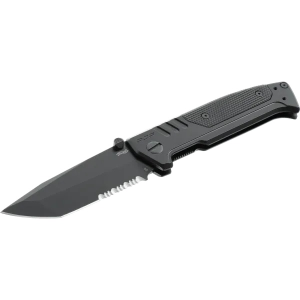 COUTEAU PLIANT WALTHER PDP STEEL FRAME TANTO BLACK