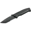 COUTEAU PLIANT WALTHER PDP TANTO FOLDER BLACK - PARTIELLEMENT CRANTEE