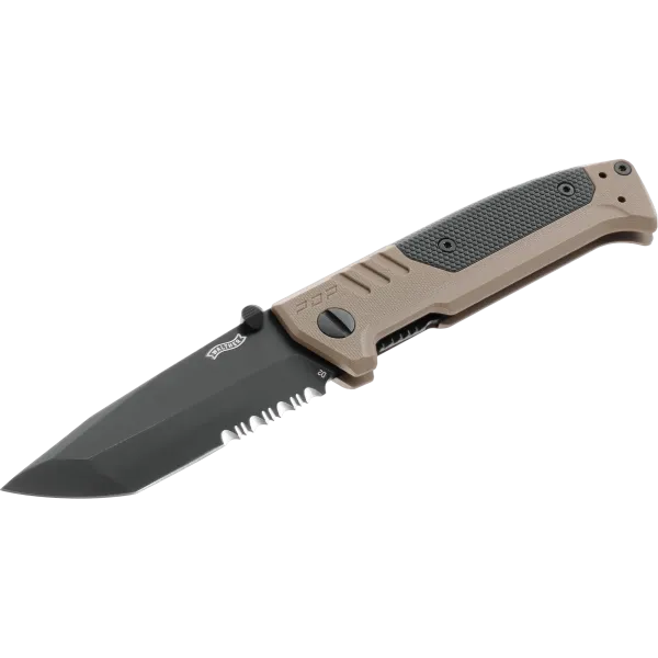 COUTEAU PLIANT WALTHER PDP TANTO FOLDER FDE - PARTIELLEMENT CRANTEE