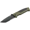 COUTEAU PLIANT WALTHER PDP TANTO FOLDER OD GREEN - PARTIELLEMENT CRANTEE