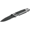 COUTEAU PLIANT WALTHER Q5 STEEL FRAME - BLACK SERRATED