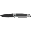 COUTEAU PLIANT WALTHER Q5 STEEL FRAME - BLACK SERRATED