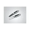 COUTEAU PLIANT WALTHER Q5 STEEL FRAME - BLACK SERRATED