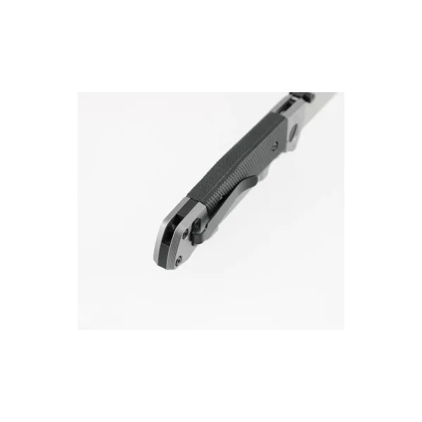 COUTEAU PLIANT WALTHER Q5 STEEL FRAME - BLACK SERRATED