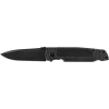 COUTEAU PLIANT WALTHER Q5 STEEL FRAME FOLDER BLACKWASH PLAIN