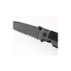 COUTEAU PLIANT WALTHER Q5 STEEL FRAME FOLDER BLACKWASH SERRATED