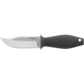 COUTEAU WALTHER P22 BSK LAME FIXE FINITION SATINEE BLACK