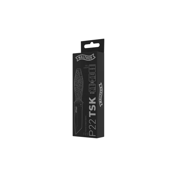 COUTEAU WALTHER P22 TSK LAME FIXE BLACK