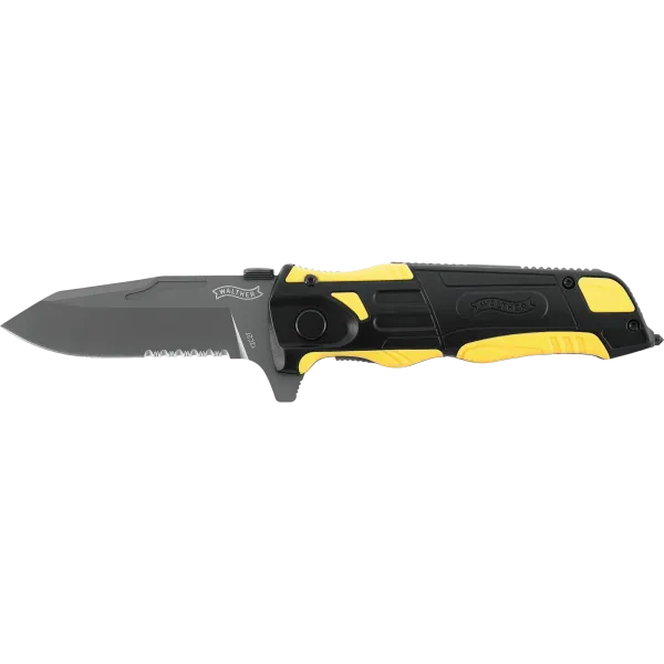 COUTEAU WALTHER PRO RESCUE KNIFE JAUNE