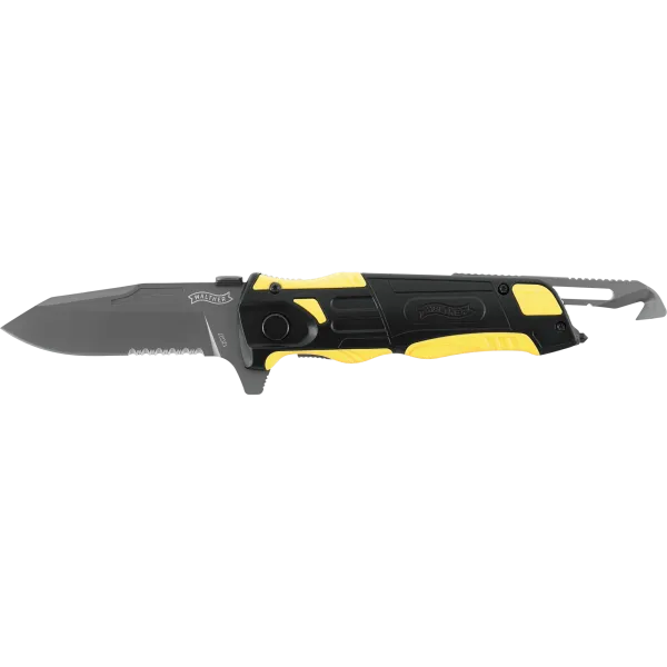 COUTEAU WALTHER PRO RESCUE KNIFE JAUNE