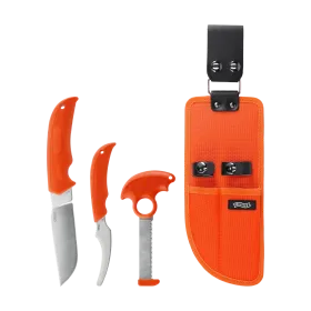 KIT D'OUTILS DE CHASSE WALTHER HUNTER KNIFE SET 2 - ORANGE