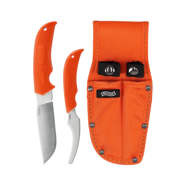 KIT D'OUTILS DE CHASSE WALTHER HUNTER KNIFE SET 3 - ORANGE