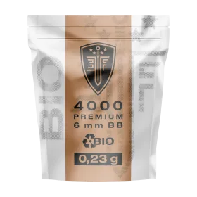 BILLES BBS 6MM ELITE FORCE BIO BLANCHE 0.23G SACHET X4000