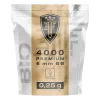 BILLES BBS 6MM ELITE FORCE BIO BLANCHE 0.25G SACHET X4000