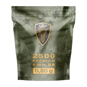 BILLES BBS 6MM ELITE FORCE BLANCHE 0.20G SACHET X2500