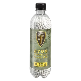 BILLES BBS 6MM ELITE FORCE BLANCHE 0.30G BOUTEILLE X2700