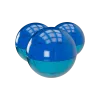 BILLES CRAIE BLEUE CAL 50 - 500