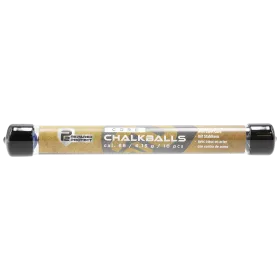 BILLES CRAIE BLEUE NOYAU ACIER P2P CAL 68 X10