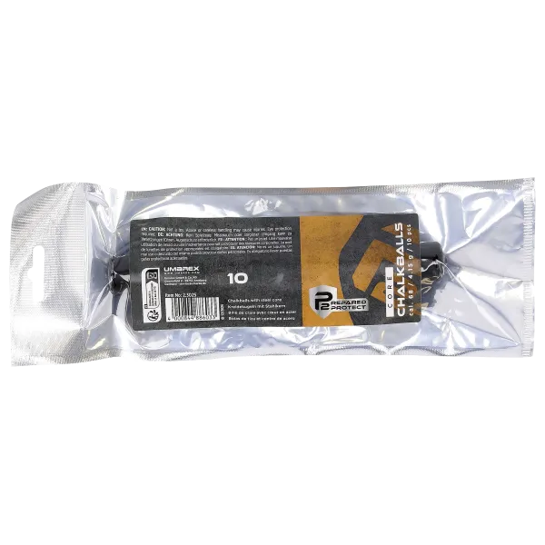 BILLES CRAIE BLEUE NOYAU ACIER P2P CAL 68 X10