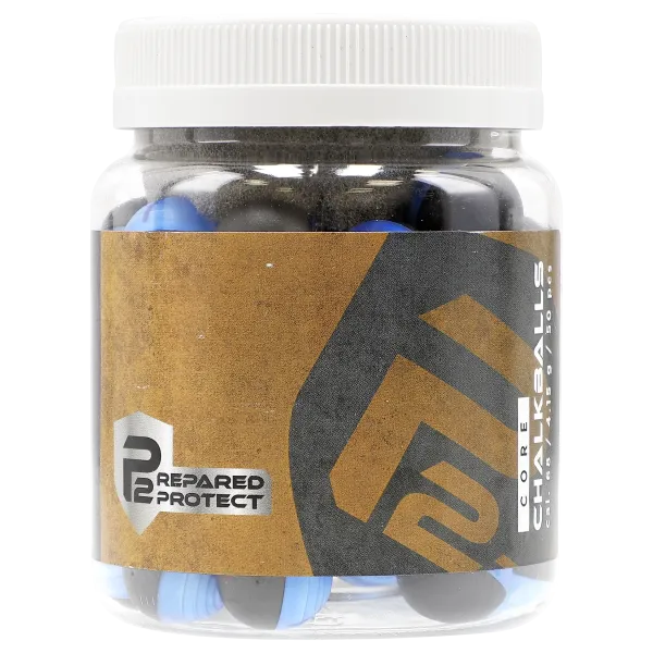 BILLES CRAIE BLEUE NOYAU ACIER P2P CAL 68 X50