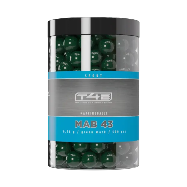 BILLES PEINTURE VERTE CAL 43 - 2X250