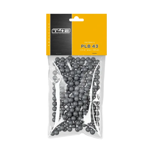 BILLES SYNTHETIQUES POUR PLINKING CAL 43 X100 - PRACTICE PLB 43